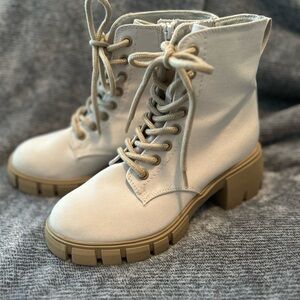 Women’s Off-White Combat Boots size 6